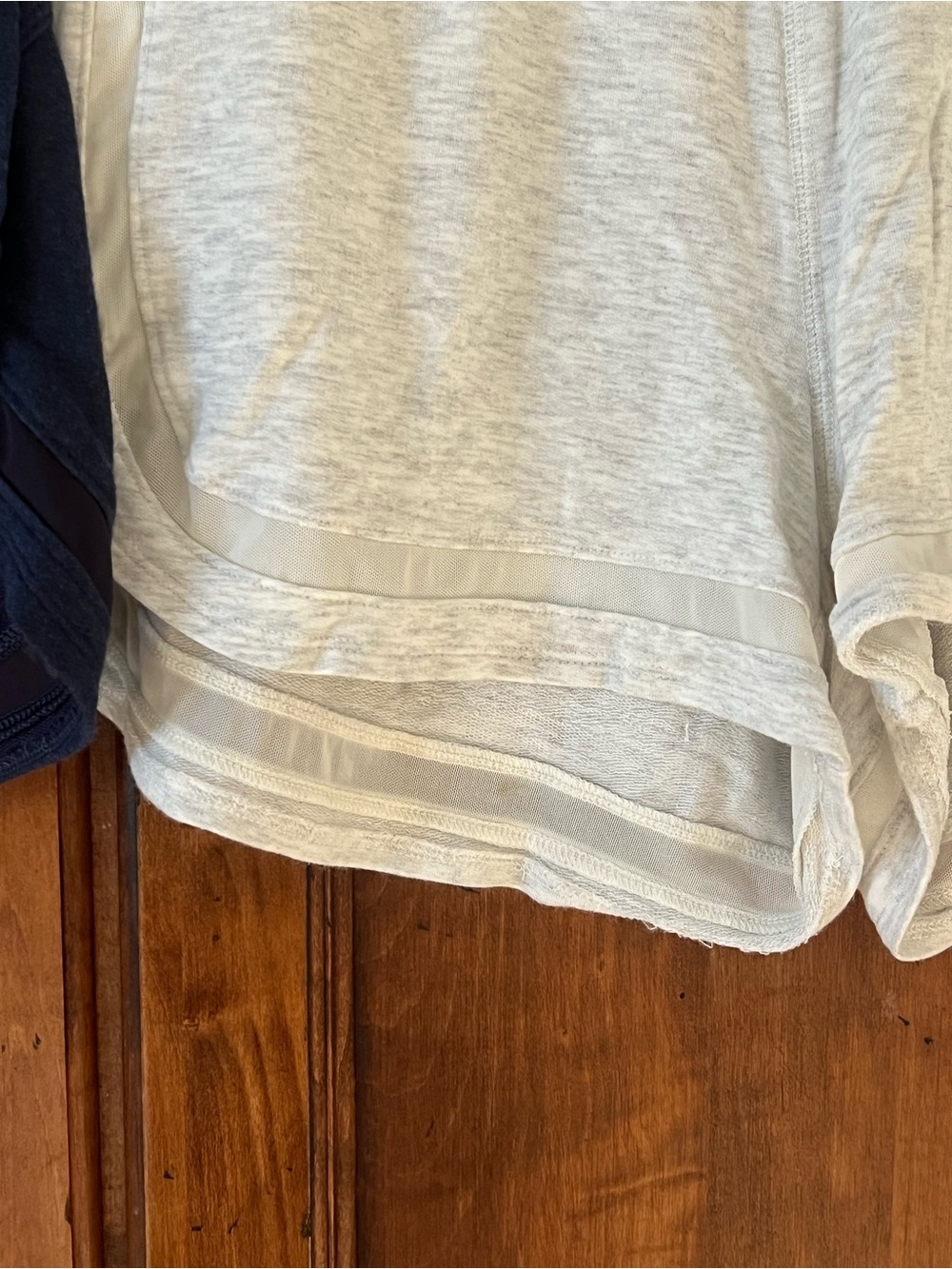 NWOT Athleta Breathe shortie shorts | Set of 2 | Navy & Heather Gray | Size S - Picture 8 of 17